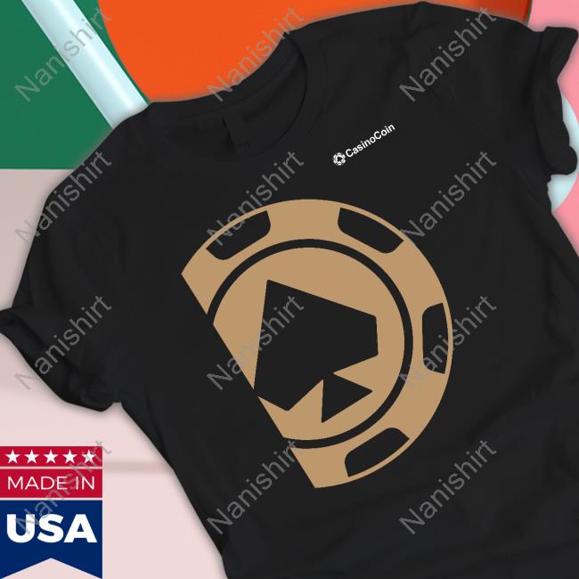 Official Casinocoin Gold T-Shirt Official Casinocoin Gold T-Shirt