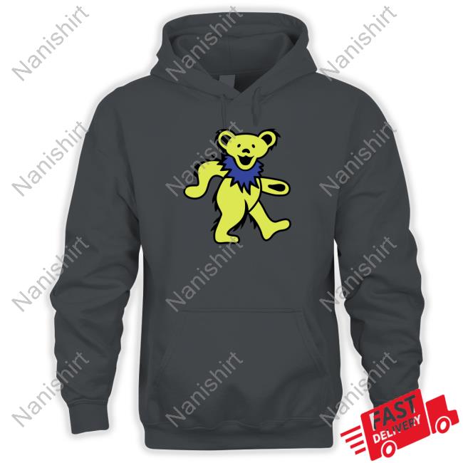 Grateful Dead Section119 Merch Grateful Dead Classic Navy With Yellow Bear T-Shirt Grateful Dead Section119 Merch Grateful Dead Classic Navy With Yellow Bear T-Shirt