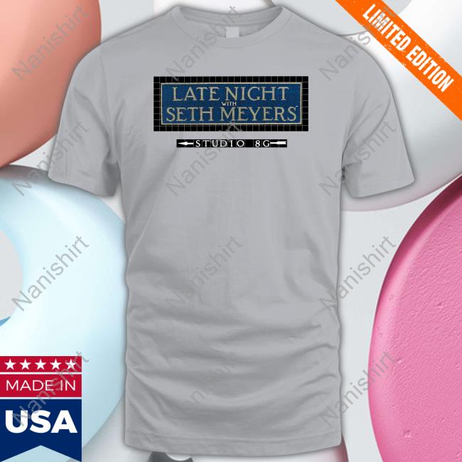Anna Kendrick Late Night With Seth Meyers Studio 8G Shirts Nbc Studios Merch Anna Kendrick Late Night With Seth Meyers Studio 8G Shirts Nbc Studios Merch