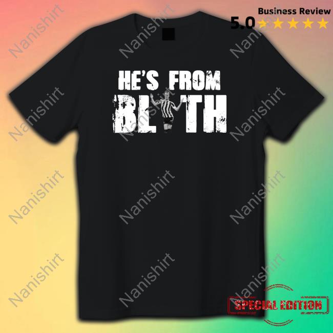 Official Toon Army Merch He's From Blyth Long Sleeve T Shirt Official Toon Army Merch He's From Blyth Long Sleeve T Shirt