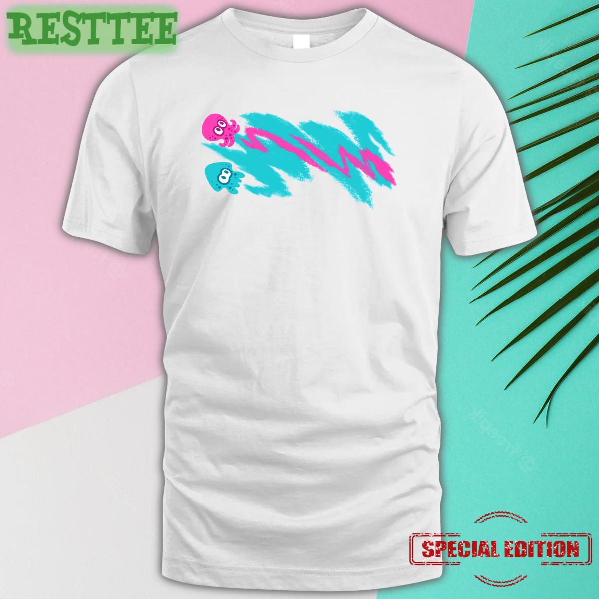 The Yetee Merch Splat Jazz Classic Unisex TShirts Cheap Ass Gamer The Yetee Merch Splat Jazz Classic Unisex TShirts Cheap Ass Gamer