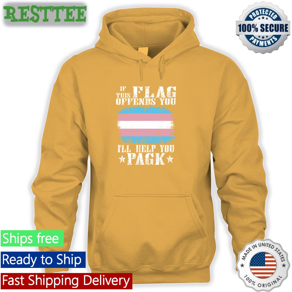 Vampire Catboy Trans If This Flag Offends You I'll Help You Pagk Hoodie Vampire Catboy Trans If This Flag Offends You I'll Help You Pagk Hoodie