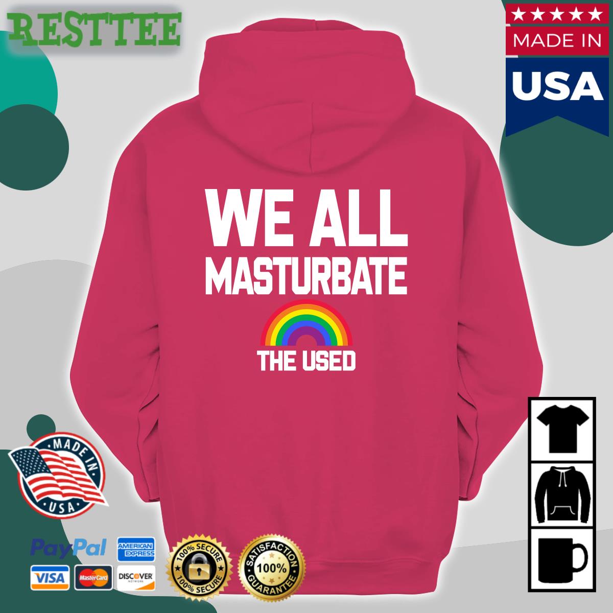 Gay Or Straight We All Masturbate The Used Shirt Gay Or Straight We All Masturbate The Used Shirt