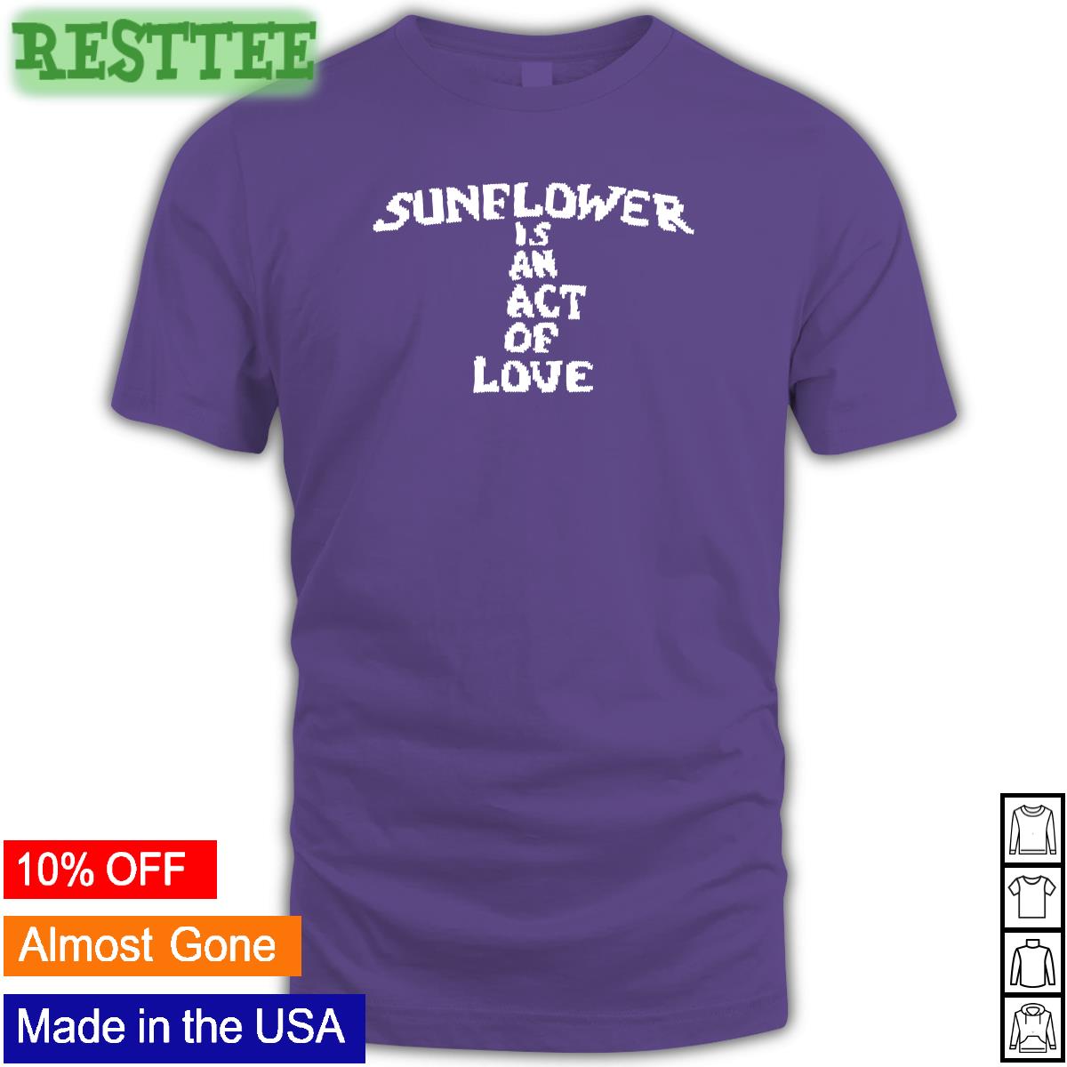 Hbx Merch Sunflower Is An Act Of Love T Shirt Mainlyjay Hbx Merch Sunflower Is An Act Of Love T Shirt Mainlyjay