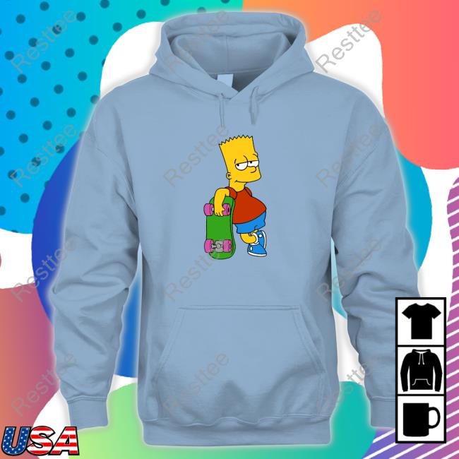 Bart Simpson Skis Cap Bart Simpson Skis Cap