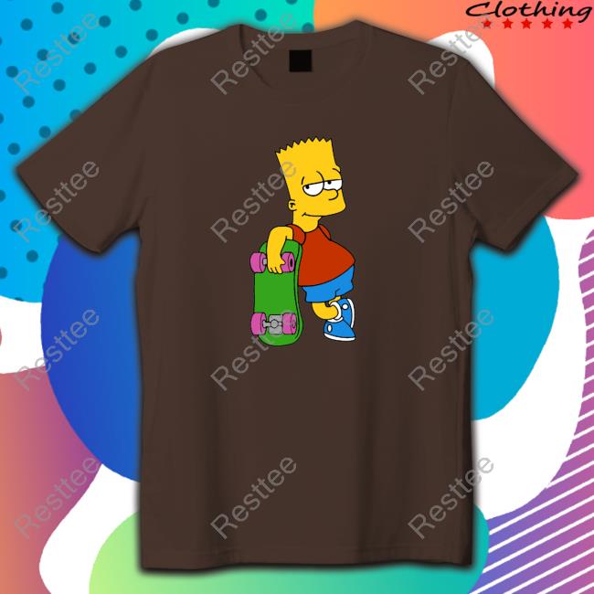 Bart Simpson Skis Cap Bart Simpson Skis Cap