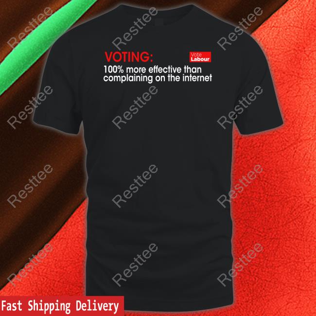 Vince Maple Voting 100% More Effective Than Complaining On The Internet Tee Vince Maple Voting 100% More Effective Than Complaining On The Internet Tee