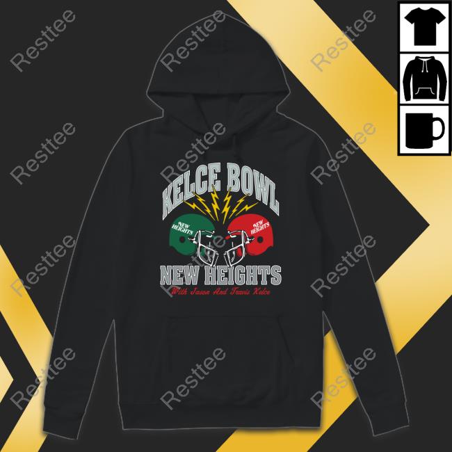 Homage Merch Kelce Bowl New Heights With Jason And Travis Kelce T Shirt Homage Merch Kelce Bowl New Heights With Jason And Travis Kelce T Shirt