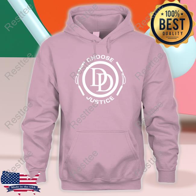 Choose Justice Daredevil Hooded Sweatshirt Choose Justice Daredevil Hooded Sweatshirt
