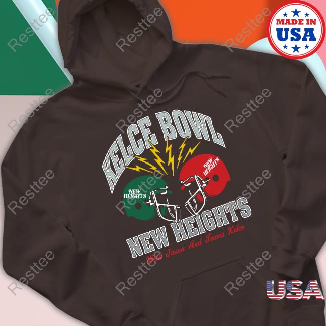 Homage Merch Kelce Bowl New Heights With Jason And Travis Kelce T Shirt Homage Merch Kelce Bowl New Heights With Jason And Travis Kelce T Shirt