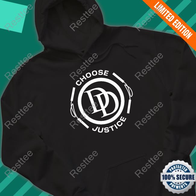 Choose Justice Daredevil Hooded Sweatshirt Choose Justice Daredevil Hooded Sweatshirt