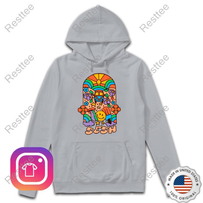 The Sesh Flower Power Hoodie The Sesh Flower Power Hoodie