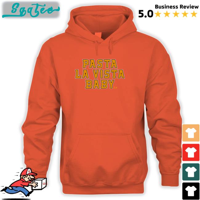 Breakingt Store David Pastrnak Pasta La Vista Baby Long Sleeve Tee Breakingt Store David Pastrnak Pasta La Vista Baby Long Sleeve Tee