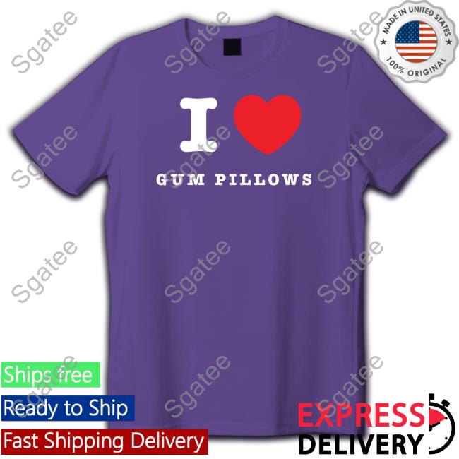 Andy 222 Merch I Heart Gum Pillows Long Sleeve Shirt Freezertarps222 Andy 222 Merch I Heart Gum Pillows Long Sleeve Shirt Freezertarps222