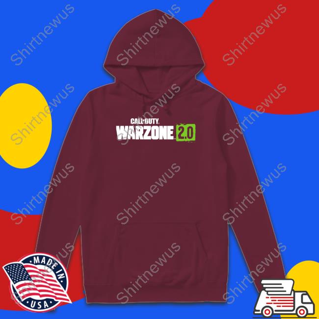 Call Of Duty Black Warzone 2.0 Hooded Sweatshirt Call Of Duty Black Warzone 2.0 Hooded Sweatshirt
