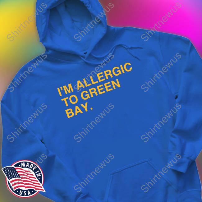 Dubs I'm Allergic To Green Bay Minnesota Shirt Dubs I'm Allergic To Green Bay Minnesota Shirt