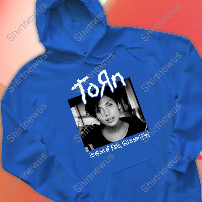 Offical Natalie Imbruglia Essential ToRn Hoodie Offical Natalie Imbruglia Essential ToRn Hoodie