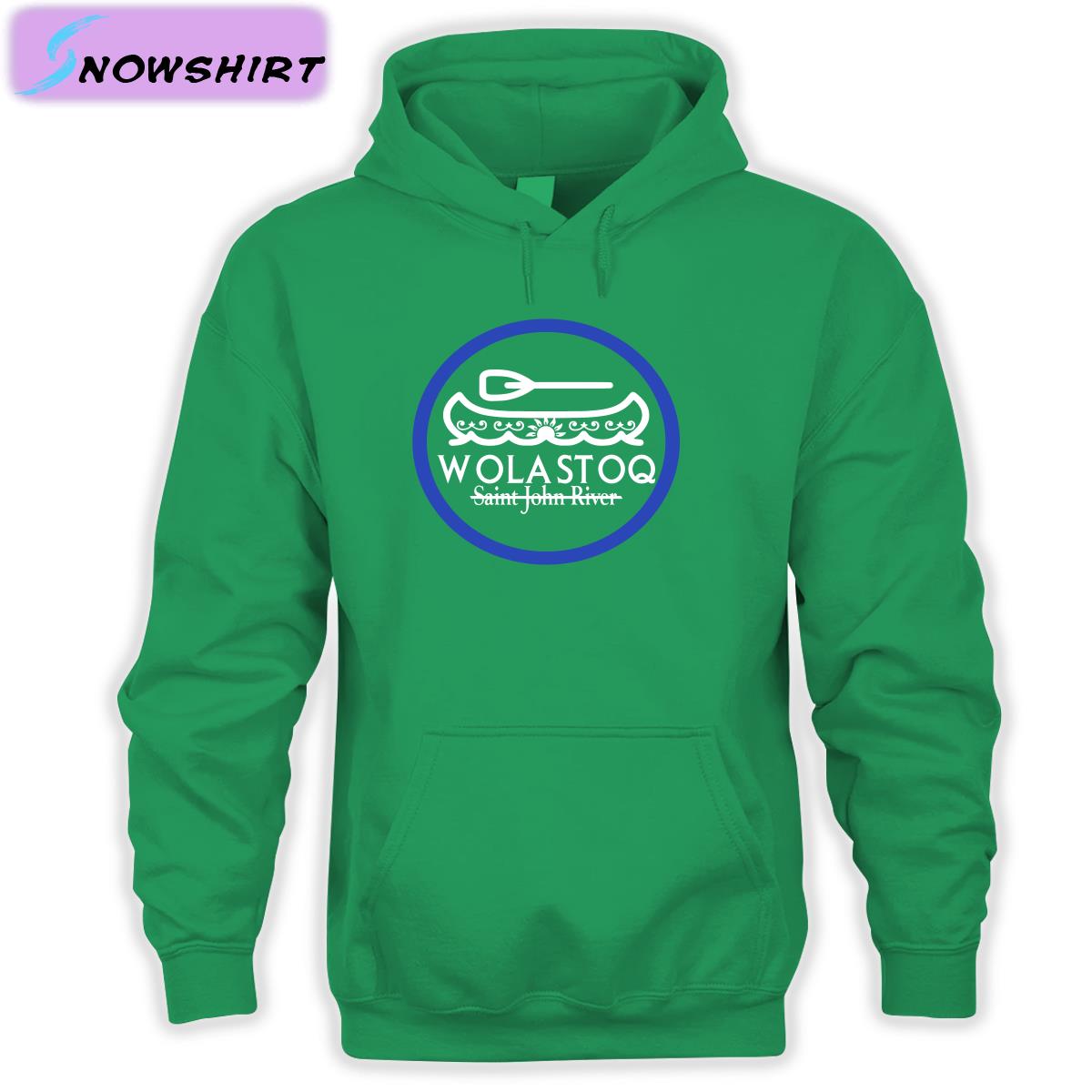 Wolastoq Saint John River Crewneck Sweatshirt Bethany Tremblay Wolastoq Saint John River Crewneck Sweatshirt Bethany Tremblay