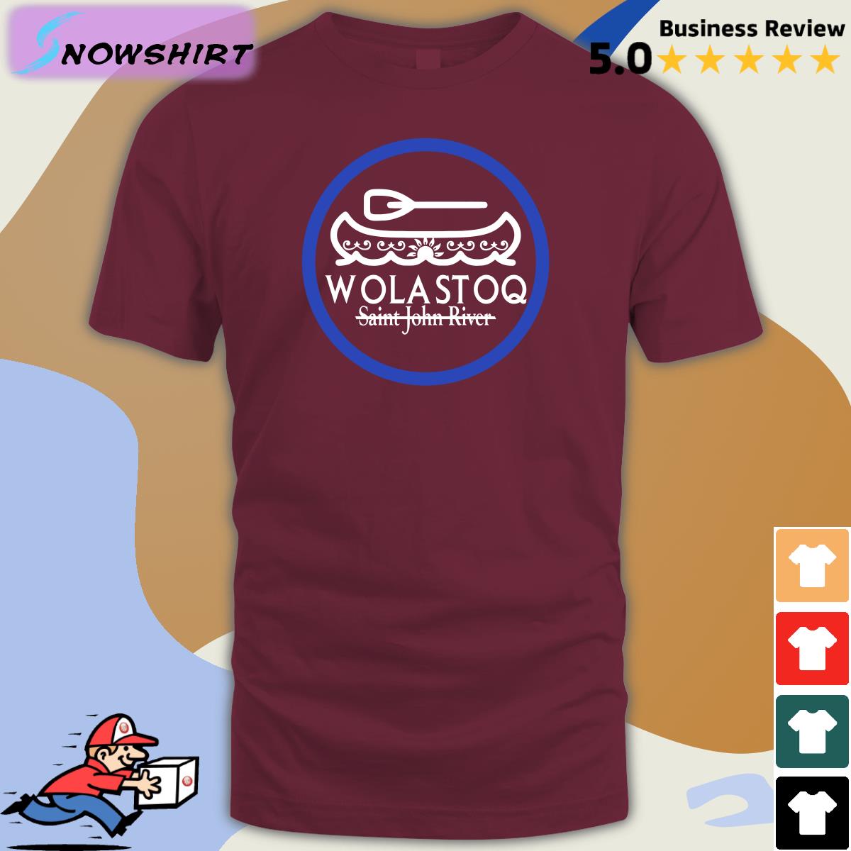 Wolastoq Saint John River Crewneck Sweatshirt Bethany Tremblay Wolastoq Saint John River Crewneck Sweatshirt Bethany Tremblay