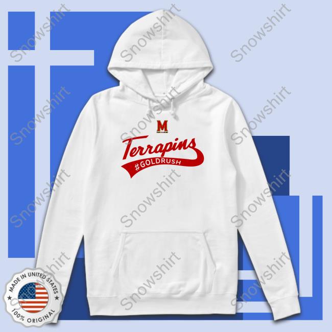 Terrapins Goldrush Terrapin Row T Shirt Maryland Terrapins Kevin Willard Terrapins Goldrush Terrapin Row T Shirt Maryland Terrapins Kevin Willard