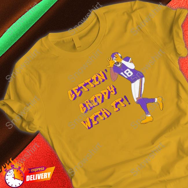 Minnesota Vikings Justin Jefferson Gettin Griddy With it T-Shirt Minnesota Vikings Justin Jefferson Gettin Griddy With it T-Shirt