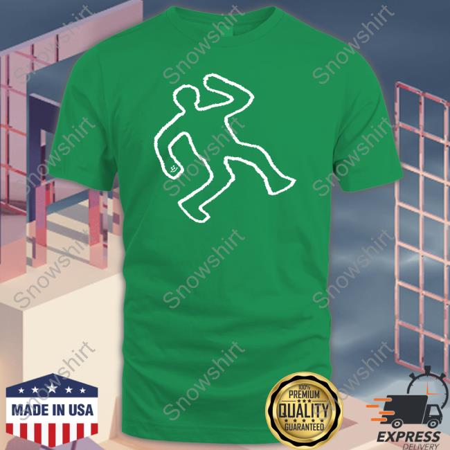 Ericdoa Chalk Outline Tee Shirt Ericdoa Chalk Outline Tee Shirt