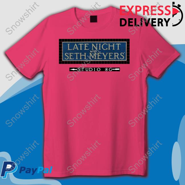 Anna Kendrick Late Night With Seth Meyers Studio 8G Shirt Nbc Studios Merch Anna Kendrick Late Night With Seth Meyers Studio 8G Shirt Nbc Studios Merch