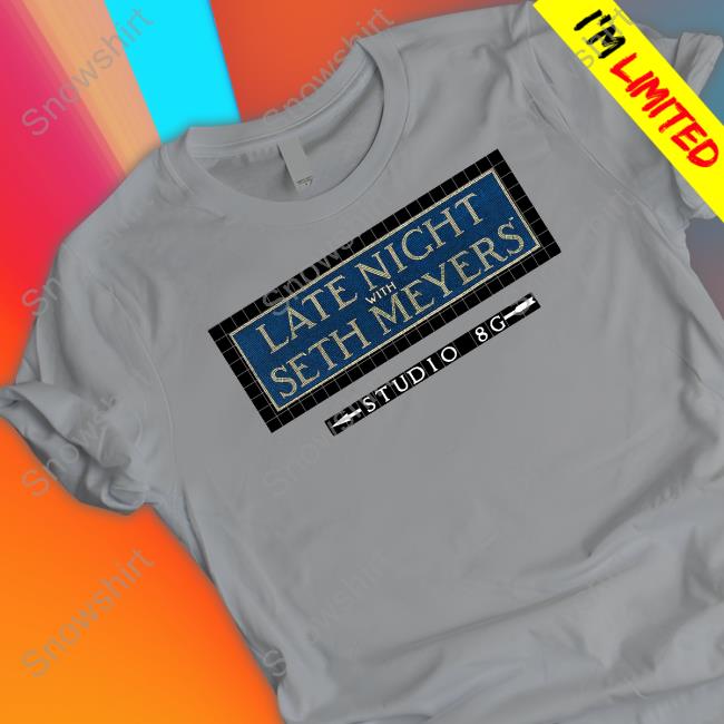 Anna Kendrick Late Night With Seth Meyers Studio 8G Shirt Nbc Studios Merch Anna Kendrick Late Night With Seth Meyers Studio 8G Shirt Nbc Studios Merch