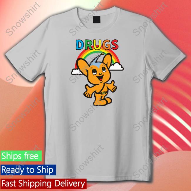 Drugs Are Bad Pipo Kun Tee Shirt Drugs Are Bad Pipo Kun Tee Shirt