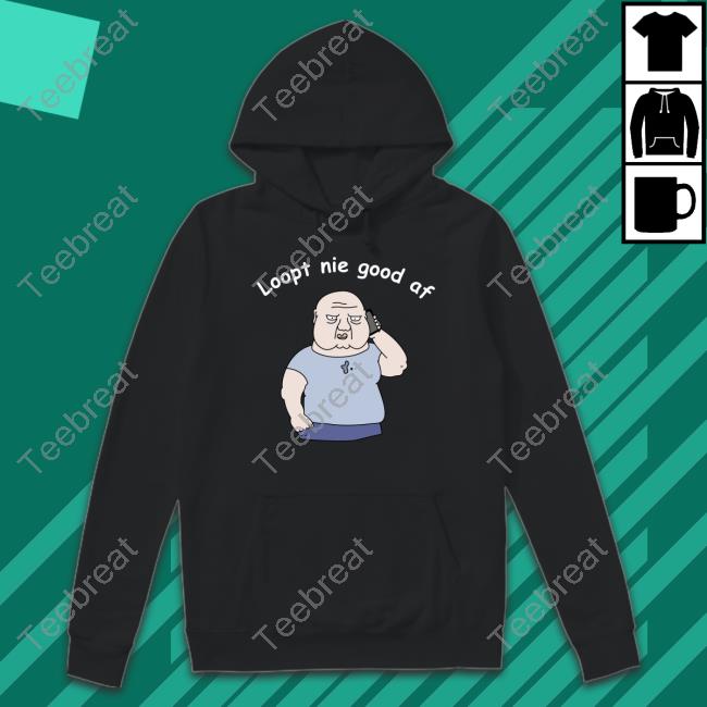 Official Loopt Nie Goed Af T-Shirt Roddel Praat Merch Official Loopt Nie Goed Af T-Shirt Roddel Praat Merch