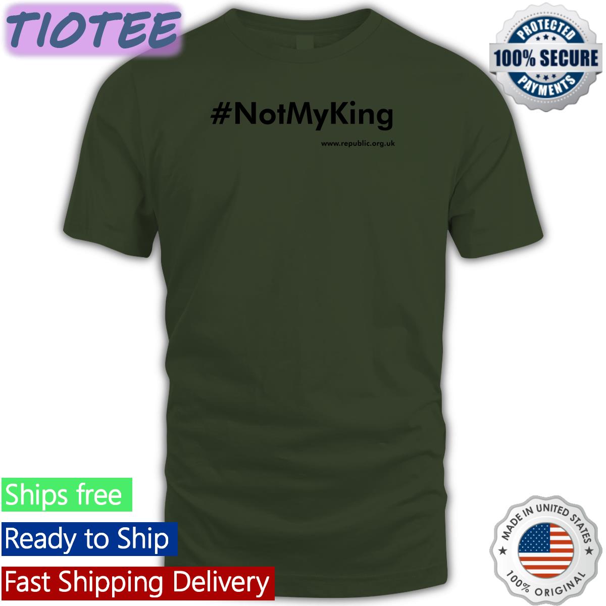 #Notmyking Tee Shirt Not My King