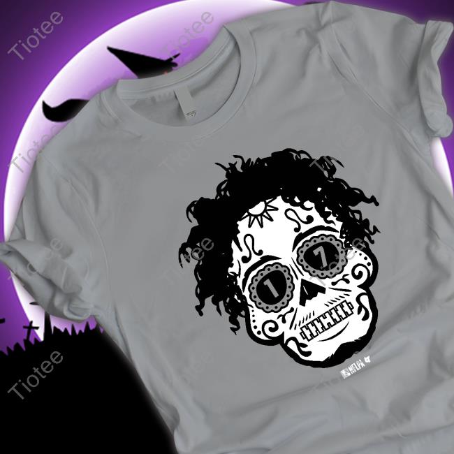 Breakingt Merch Official Garrett Wilson: Sugar Skull T-Shirt Breakingt Merch Official Garrett Wilson: Sugar Skull T-Shirt