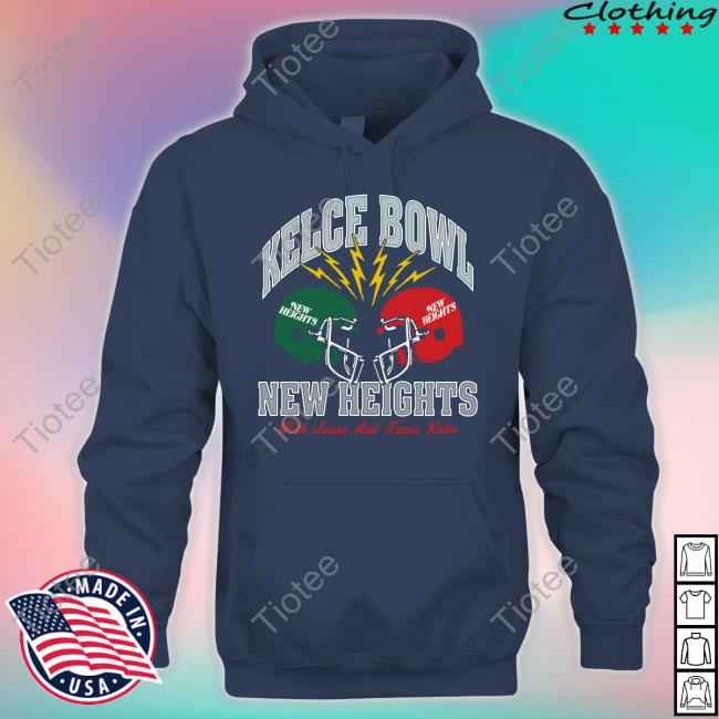 Official Kelce Bowl New Heights With Jason And Travis Kelce Tee Official Kelce Bowl New Heights With Jason And Travis Kelce Tee