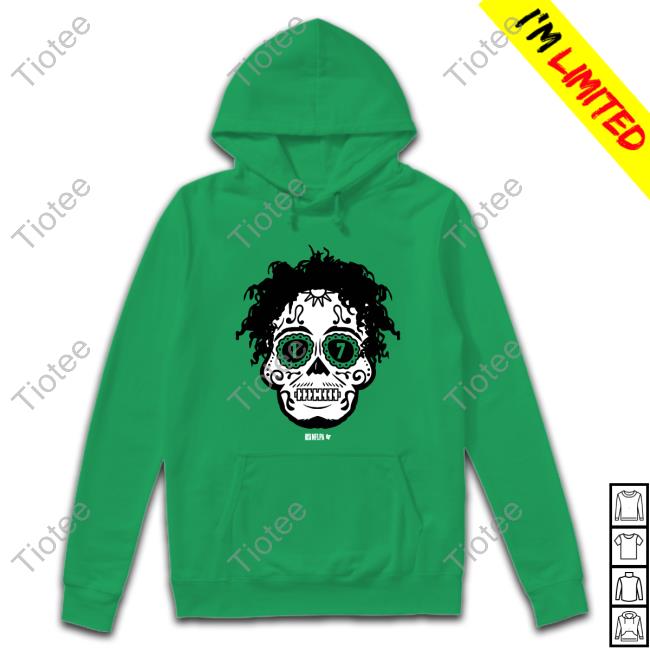 Breakingt Merch Official Garrett Wilson: Sugar Skull T-Shirt Breakingt Merch Official Garrett Wilson: Sugar Skull T-Shirt