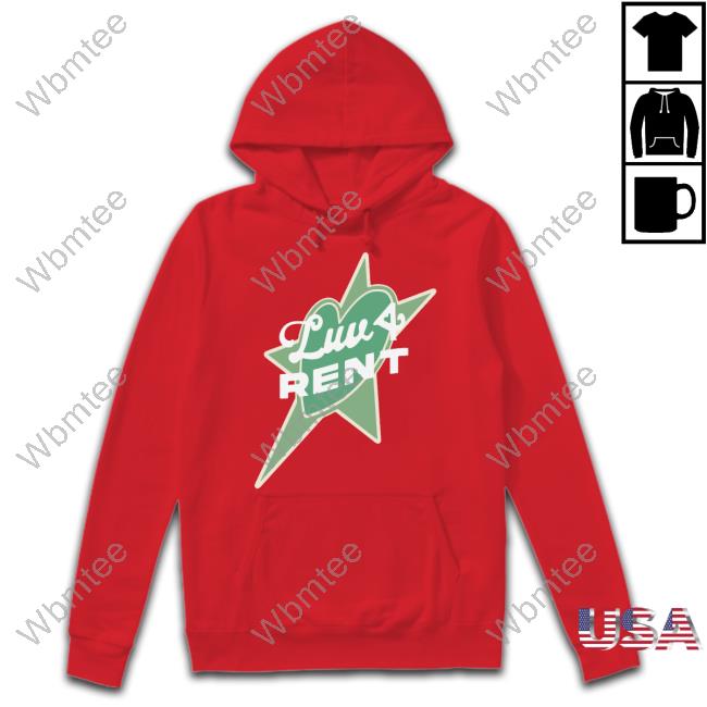 Luv 4 Rent Sweatshirt Black Smino Merch Luv 4 Rent Sweatshirt Black Smino Merch