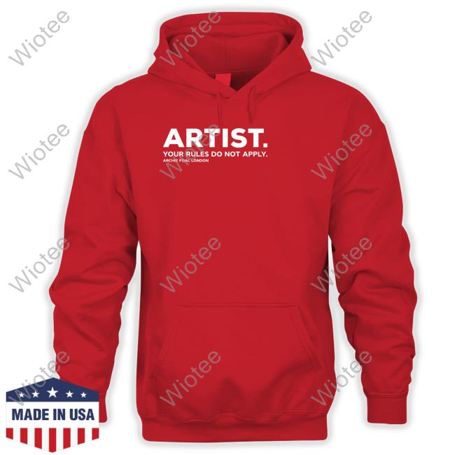 Artist Your Rules Do Not Apply Archie Foal London Tee Artist Your Rules Do Not Apply Archie Foal London Tee