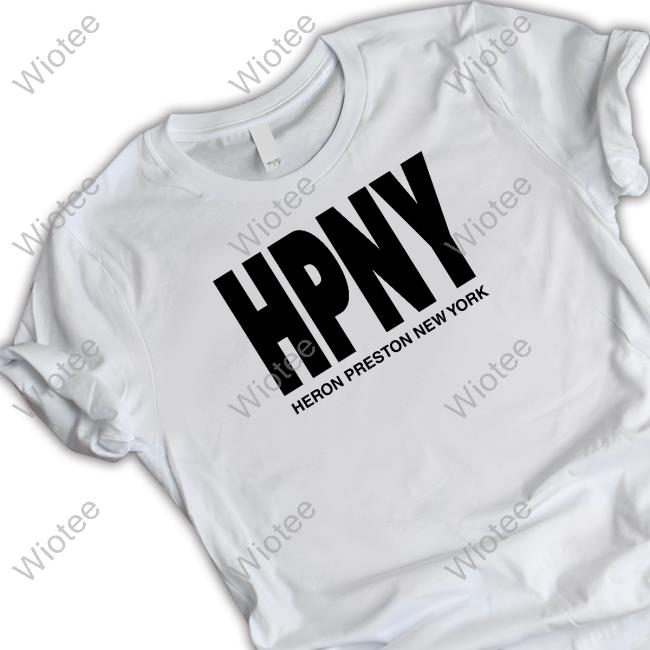 Official HPNY Heron Preston New York Long Sleeve Tee Official HPNY Heron Preston New York Long Sleeve Tee