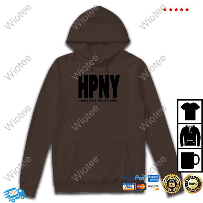 Official HPNY Heron Preston New York Long Sleeve Tee Official HPNY Heron Preston New York Long Sleeve Tee