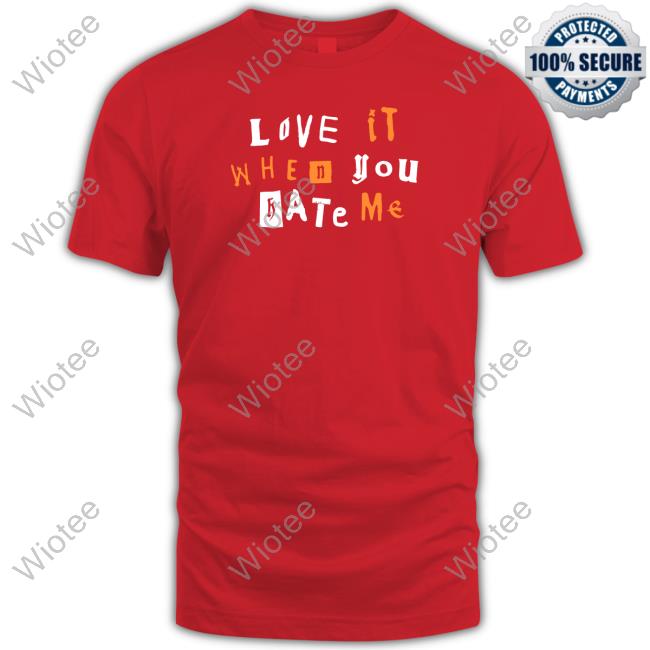 Avril Lavigne Merch Love It When You Hate Me Shirt Avril Lavigne Merch Love It When You Hate Me Shirt