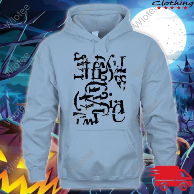 Alphabet Fragment Long Sleeve Tee Alphabet Fragment Long Sleeve Tee