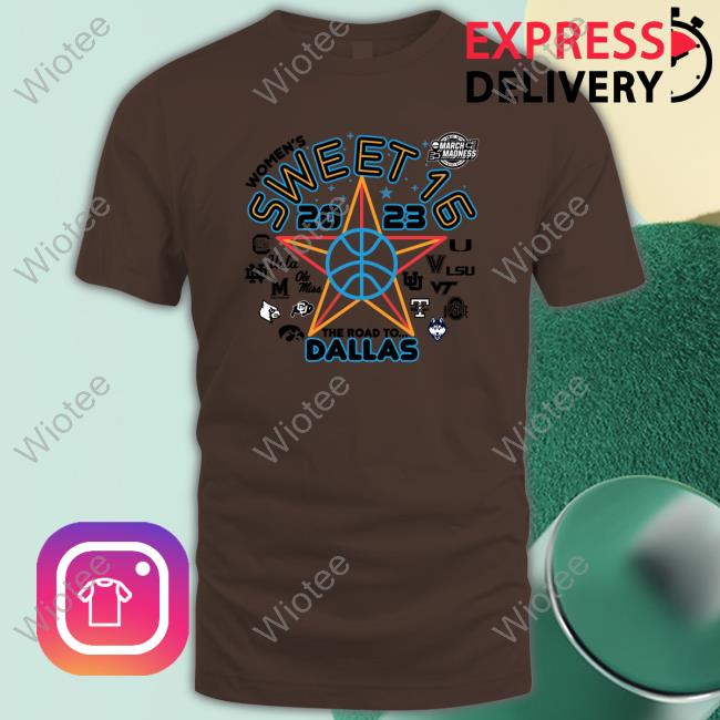 Official Blue 84 2023 Women's Basketball Tournament March Madness Sweet 16 Shirt Official Blue 84 2023 Women's Basketball Tournament March Madness Sweet 16 Shirt