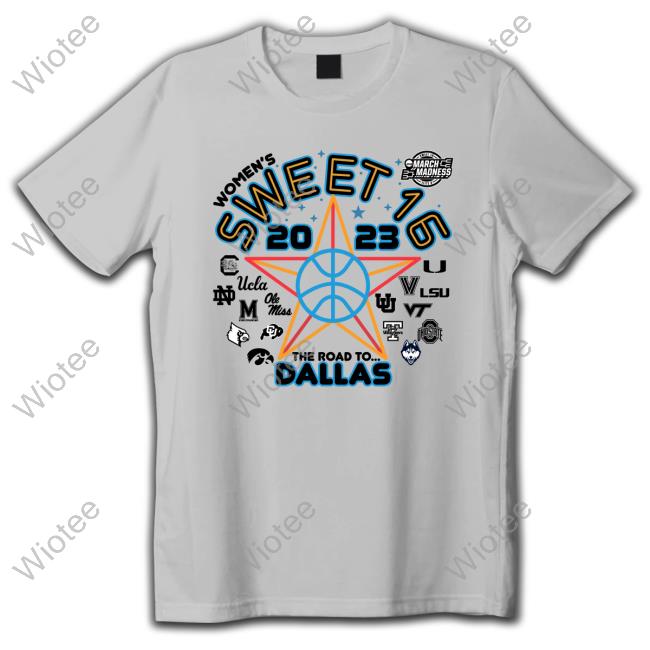 Official Blue 84 2023 Women's Basketball Tournament March Madness Sweet 16 Shirt Official Blue 84 2023 Women's Basketball Tournament March Madness Sweet 16 Shirt
