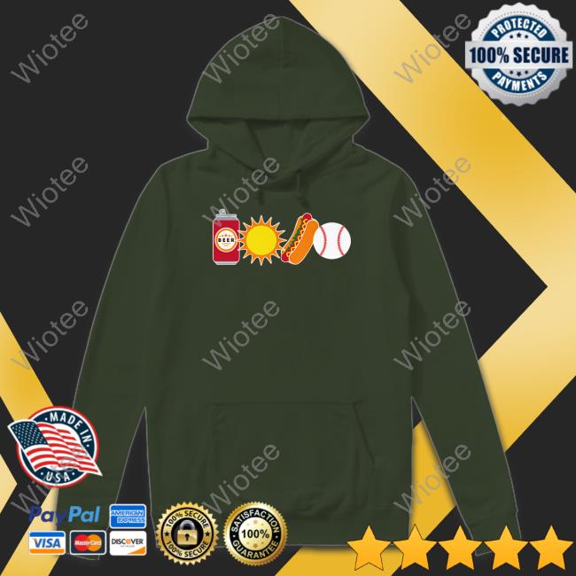 Official The Chicago Version Beer Sun Hotdog Ball T Shirt Official The Chicago Version Beer Sun Hotdog Ball T Shirt