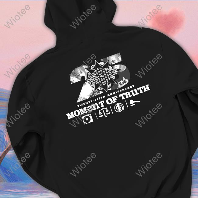 Gang Starr Merch Moment Of Truth 25Th Anniversary Hoodie DJ Premier Gang Starr Merch Moment Of Truth 25Th Anniversary Hoodie DJ Premier